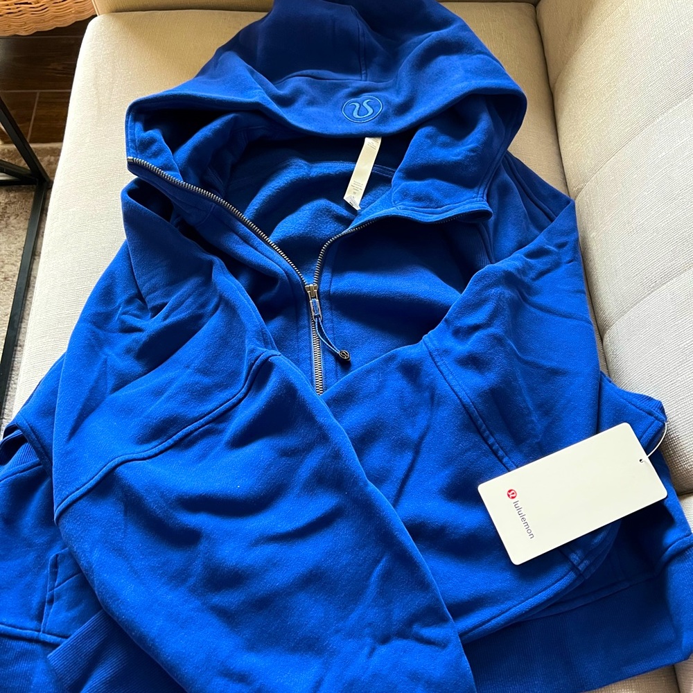 Lululemon oversized full zip scuba